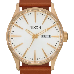 Nixon  Sentry Leather Watch A105-2621