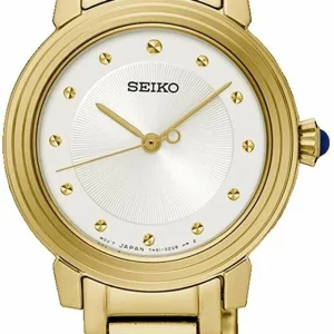 Seiko Ladies Womens Analog Japanese Quartz Watch With Stainless Steel Bracelet Srz482P1