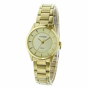 Citizen Quartz Champagne Gold Er0209-54P Womens Watch