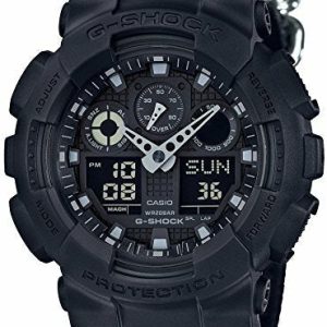 Casio G-Shock Analog Digital Shock Resistant Ga-100Bbn-1A Ga100Bbn-1A Mens Watch