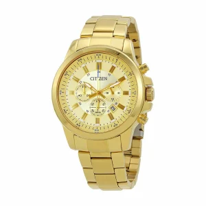 Citizen Urban Champagne Dial Chronograph Mens Watch