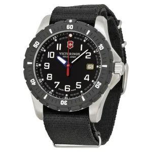 Victorinox Swiss Army Maverick Sport Black Dial Black Nato Nylon Mens Watch