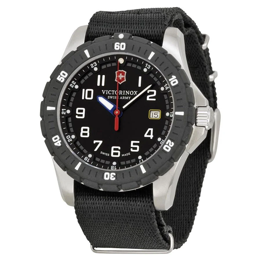 Victorinox Swiss Army Maverick Sport Black Dial Black Nato Nylon Mens Watch