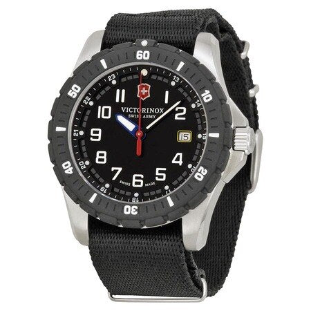Victorinox Swiss Army Maverick Sport Black Dial Black Nato Nylon Mens Watch - Image 3