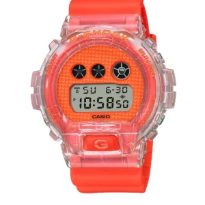 G-Shock Orange Resin Band Watch DW6900GL-4D
