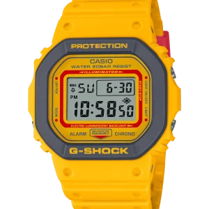G-Shock 5600 Series '90s-inspired colourful' Yellow DW5610SC-2D