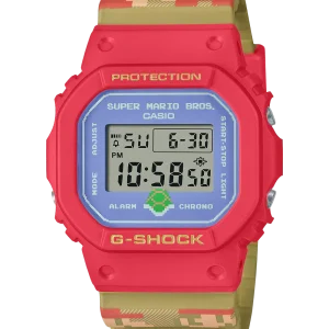 G-Shock Super Mario Bros Light Purple Face Watch DW5600SMB-4D