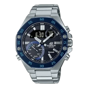 Casio Edifice Silver Stainless Steel Watch ECB10DB-1B