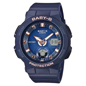 Baby-G Beach Traveler Series Blue Resin Band Watch BGA250-2A2