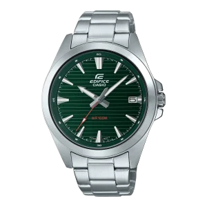 Casio Edifice Analog Green Dial Watch EFV140D-3A