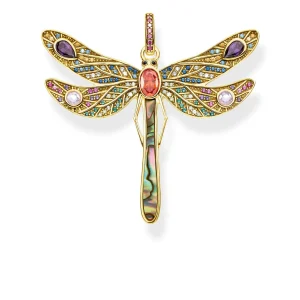 Thomas Sabo Paradise Dragonfly Yellow Gold Plated Pendant