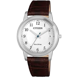 Citizen Dress Minimalist Brown Leather Women's Watch FE6011-14A