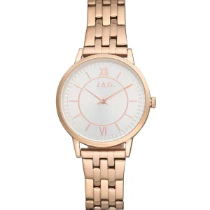 Jag Patrice Rose Gold Tone Ladies Watch J2542A