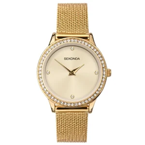 Sekonda Gold Mesh Ladies Watch SK40083
