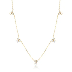 GEORGINI THE LAYERED EDIT TROIS NECKLACE GOLD