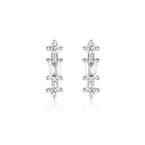 GEORGINI THE LAYERED EDIT TOLU EARRING SILVER