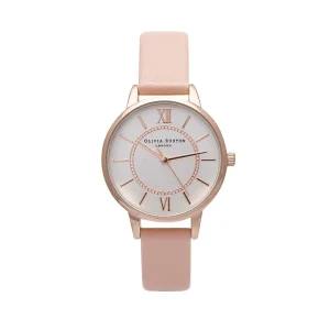 Olivia Burton Wonderland Rose Gold Watch - Pink