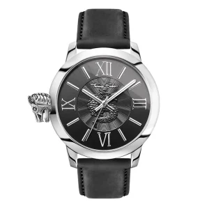 Thomas Sabo Karma Dragon Black Leather Mens Watch