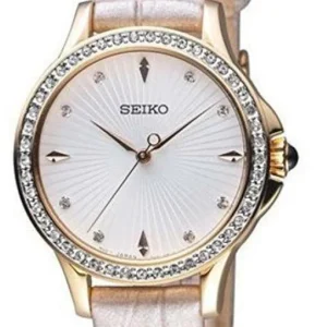 Seiko Quartz Srz490P Ladies Gold Tone Watch