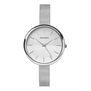 Sekonda Silver Case Silver Dial Womens Watch