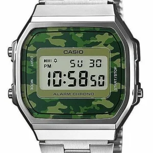 Casio Retro Digital Camouflage Alarm Unisex Watch