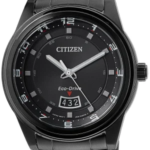 Citizen Eco-Drive Analog Black Dial Mens Watch