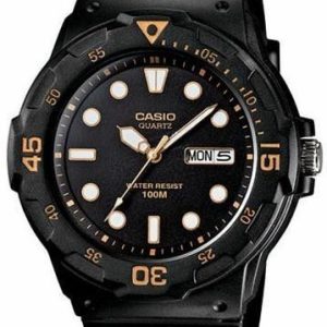 Casio Mrw200H-1Ev Dive With Black Band Mens Watch