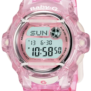 Casio Bg169R-4 Baby-G Pink Whale Digital Sport Womens Watch
