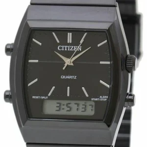 Citizen Quartz Alarm Chronograph Analog Digital Jm0545-58E Mens Watch