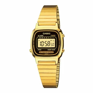 Casio Womens La670Wga-1DDaily Alarm Digital Gold-Tone Watch