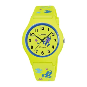 Lorus Youth Lime Space Silicone Watch RRX47HX-9