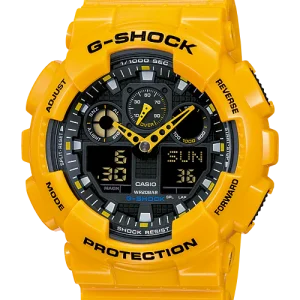 Casio G-Shock Military Yellow Men's Watch GA100A-9A