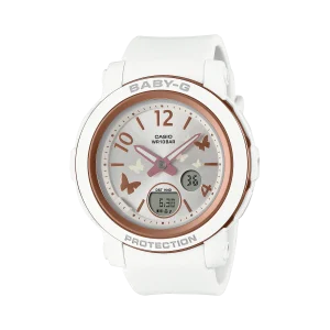 Baby-G Analog Digital White Resin Band Watch BGA290BD-7A