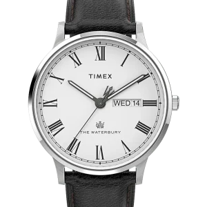 Timex The Waterbury Classic Day/Date 40mm Leather Strap Watch TW2U88400