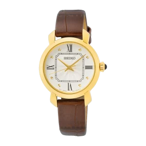 Seiko Conceptual Series Gold Classic Dial Ladies Watch SUR500P
