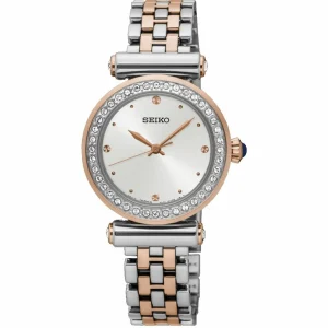 Seiko Swarovski Crystals Ladies Dress Watch SRZ466P