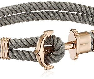 Paul Hewitt Phrep Nylon Rose Gold / Grey Bracelet - XXL