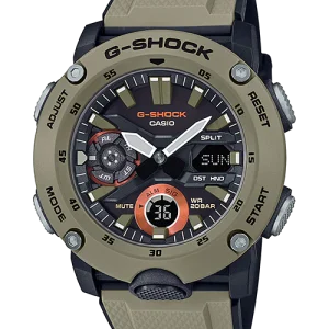 G-Shock Carbon Core Army Beige Band Watch GA-2000-5A