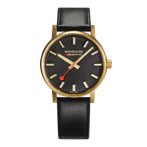 Mondaine Official EVO2 Golden Stainless Steel Watch MSE.40122.LB