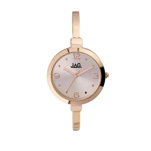Jag Daphne Rose Dial Gold Womens Watch