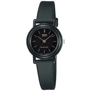 Casio Womens Lq139Amv-1 Black Resin Quartz Watch With Black Dial
