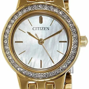 Citizen Analog Mother Of Pearl Dial Ej6102-56D Womens Watch