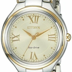 Citizen Analog Champagne Dial Fe2045-57P Womens Watch