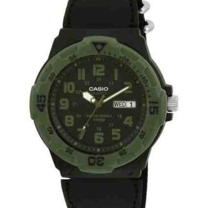 Casio Quartz 100M Analog Black Dial Mrw-200Hb-1Bv Mens Watch