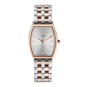 Paul Hewitt Modern Edge Silver Sunray Two-Tone Watch
