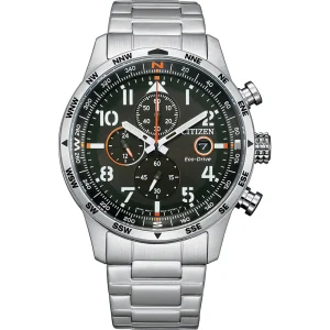 Citizen Chronograph Eco-Drive Black Dial Watch CA0790-83E