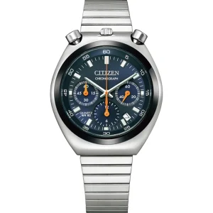 Citizen Vintage Blue Dial Chronograph Mens Watch AN3660-81L