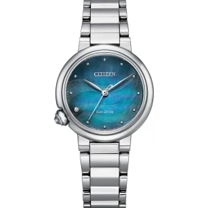 Citizen Women's Mother Of Pearl Blue Dress Watch EM0910-80N