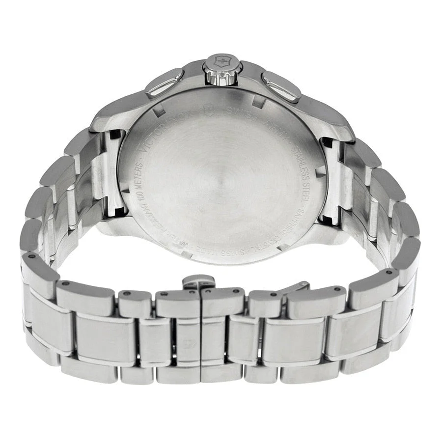 Victorinox Officers Chronograph Stainless Steel Mens Watch 241592 - Image 3