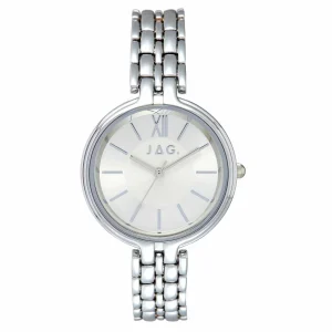 Jag Dawn White Dial Womens Watch